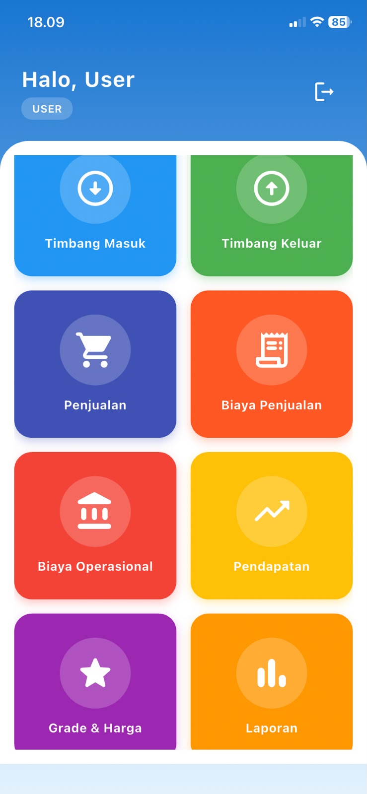 Timbangan TBS Kelapa Sawit